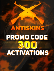 ANTISKINS | Promo Code x300